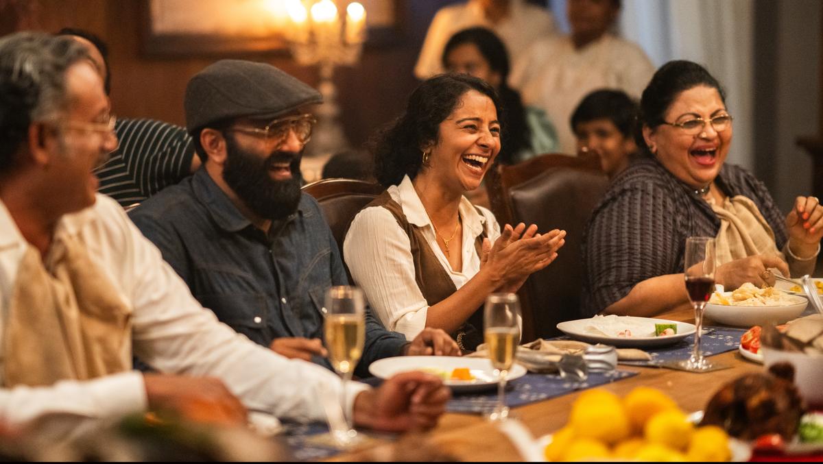 (From left) Suresh Krishna, Vishnu Agasthya, Darshana Rajendran and Ponnamma Babu in Rifle Club