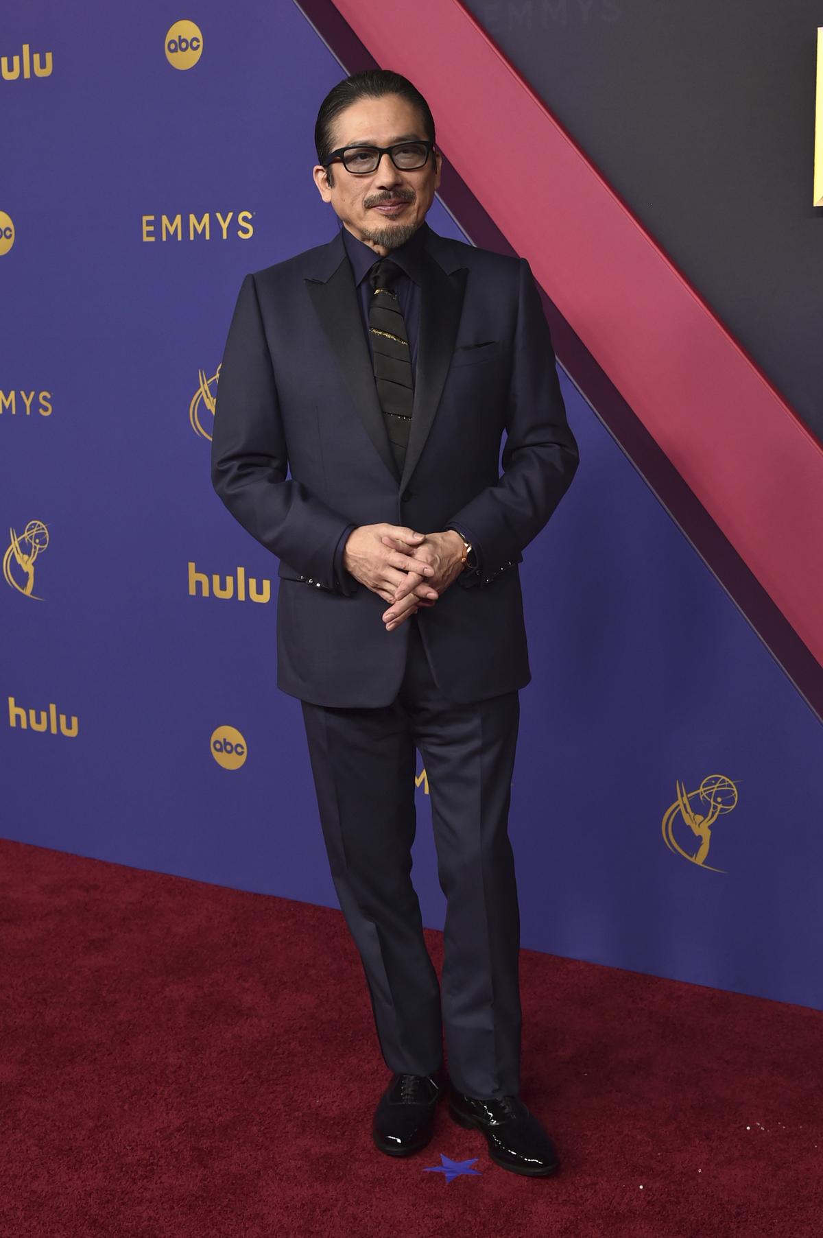 Hiroyuki Sanada arrives at the 76th Primetime Emmy Awards