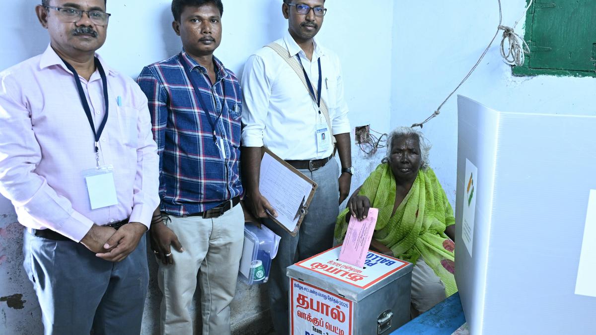 Postal voting begins for elderly and differently abled in Thoothukudi