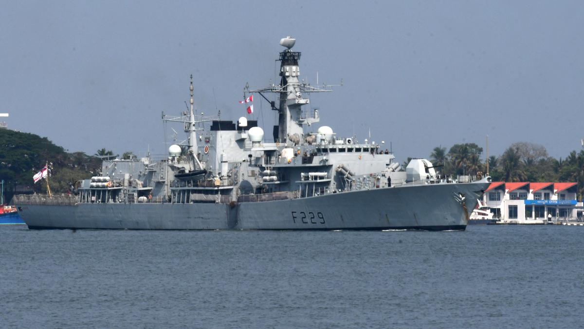 Royal Navy’s frigate HMS Lancaster calls at Kochi after Konkan 2023 exercise