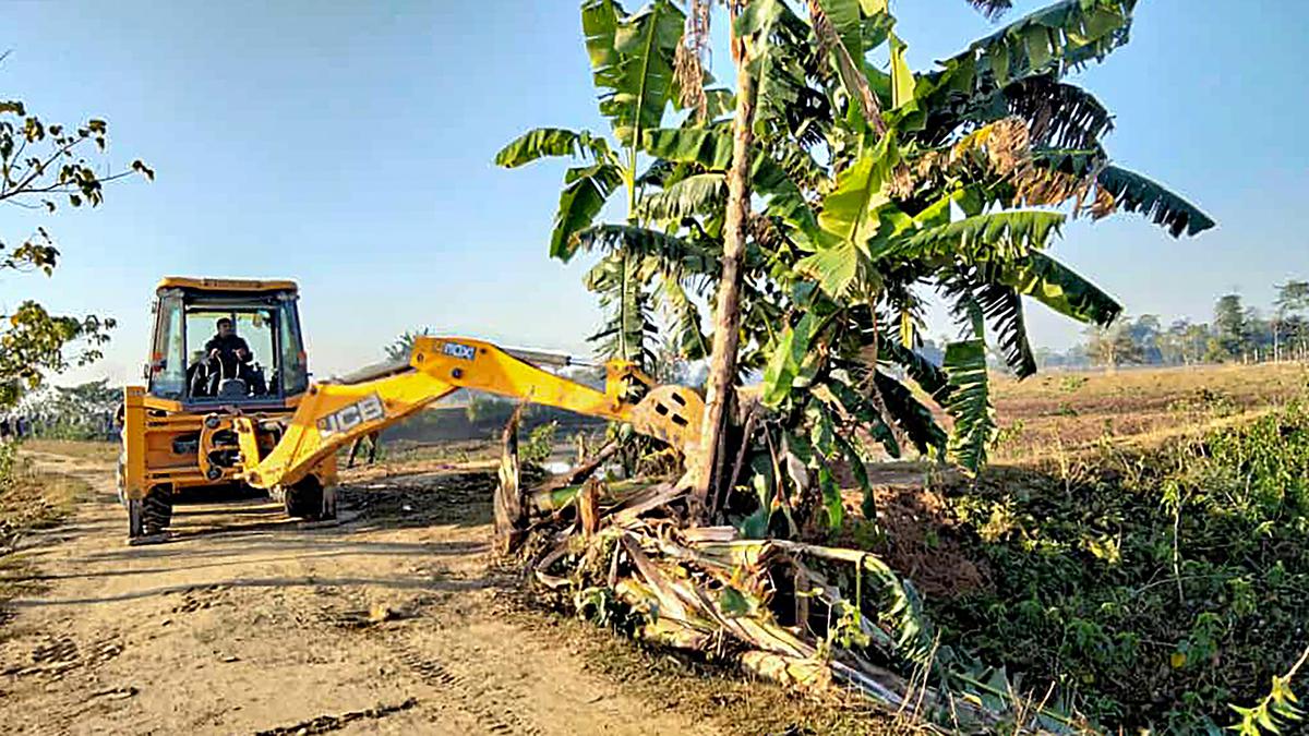 Eviction drive continues for second day in Assam's Lakhimpur; 299 families to go homeless