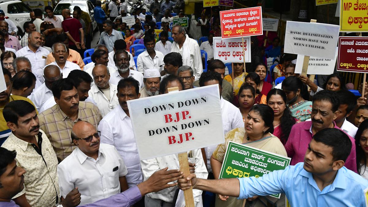 BBMP ward reservation loaded in favour of BJP MLAs and MPs, say Congress legislators