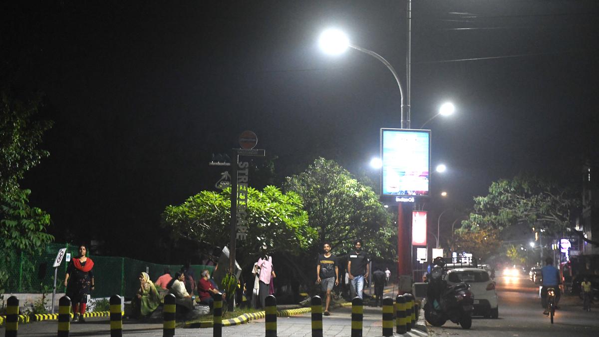 Refurbished streetscape at Panampilly Nagar inaugurated