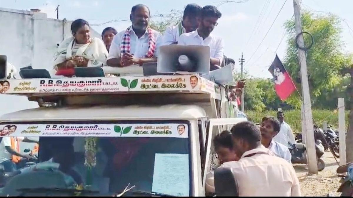 Udhayakumar criticises DMK for copying AIADMK’s election manifesto