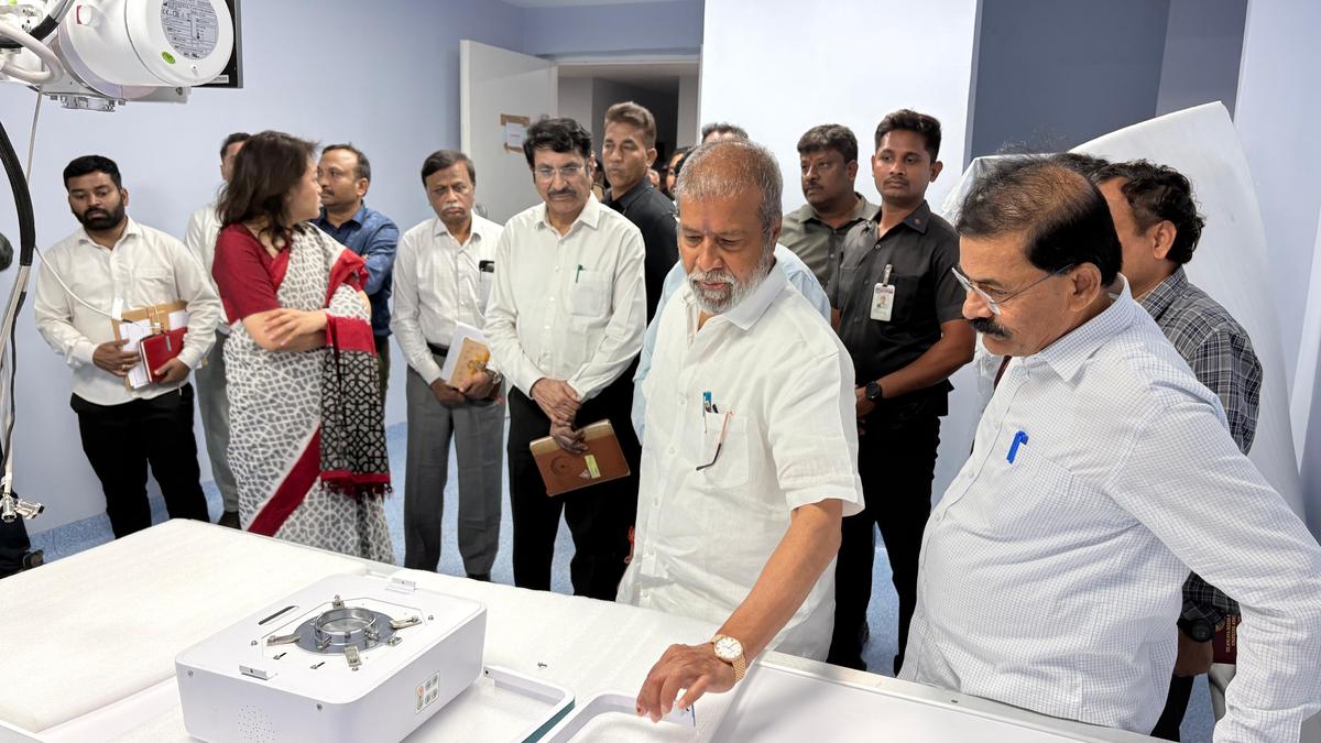 Health Minister inspects ongoing work at TIMS Sanathnagar