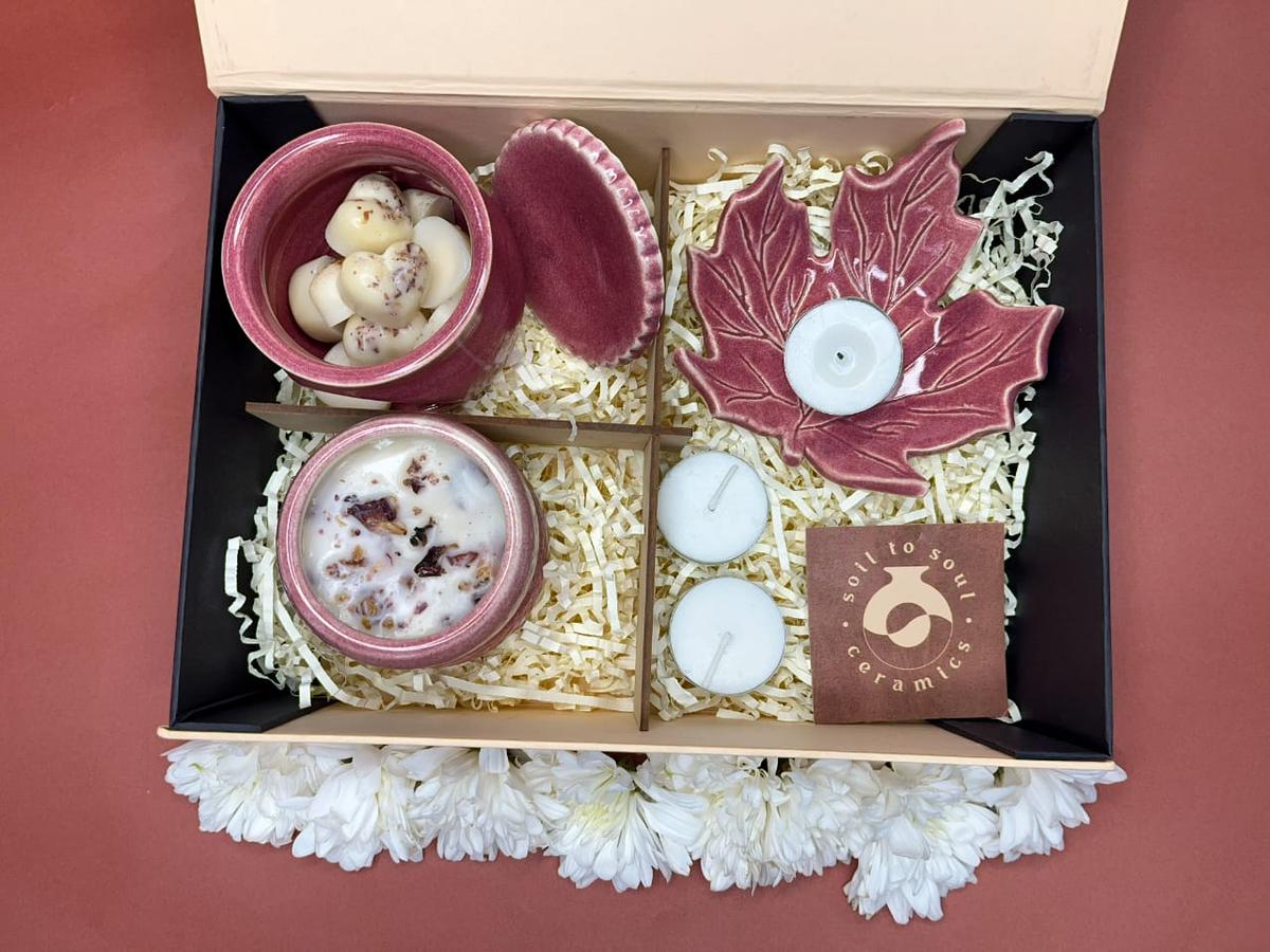 The Deepavali hamper from Soil to Soul Ceramics