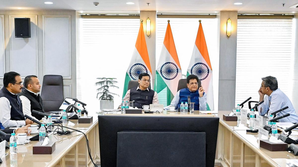 Piyush Goyal meets officials, industry representatives to discuss ways to boost manufacturing