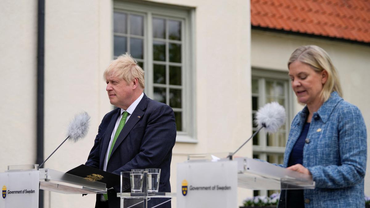 U.K. signs security pact with Sweden and Finland as possible NATO membership looms