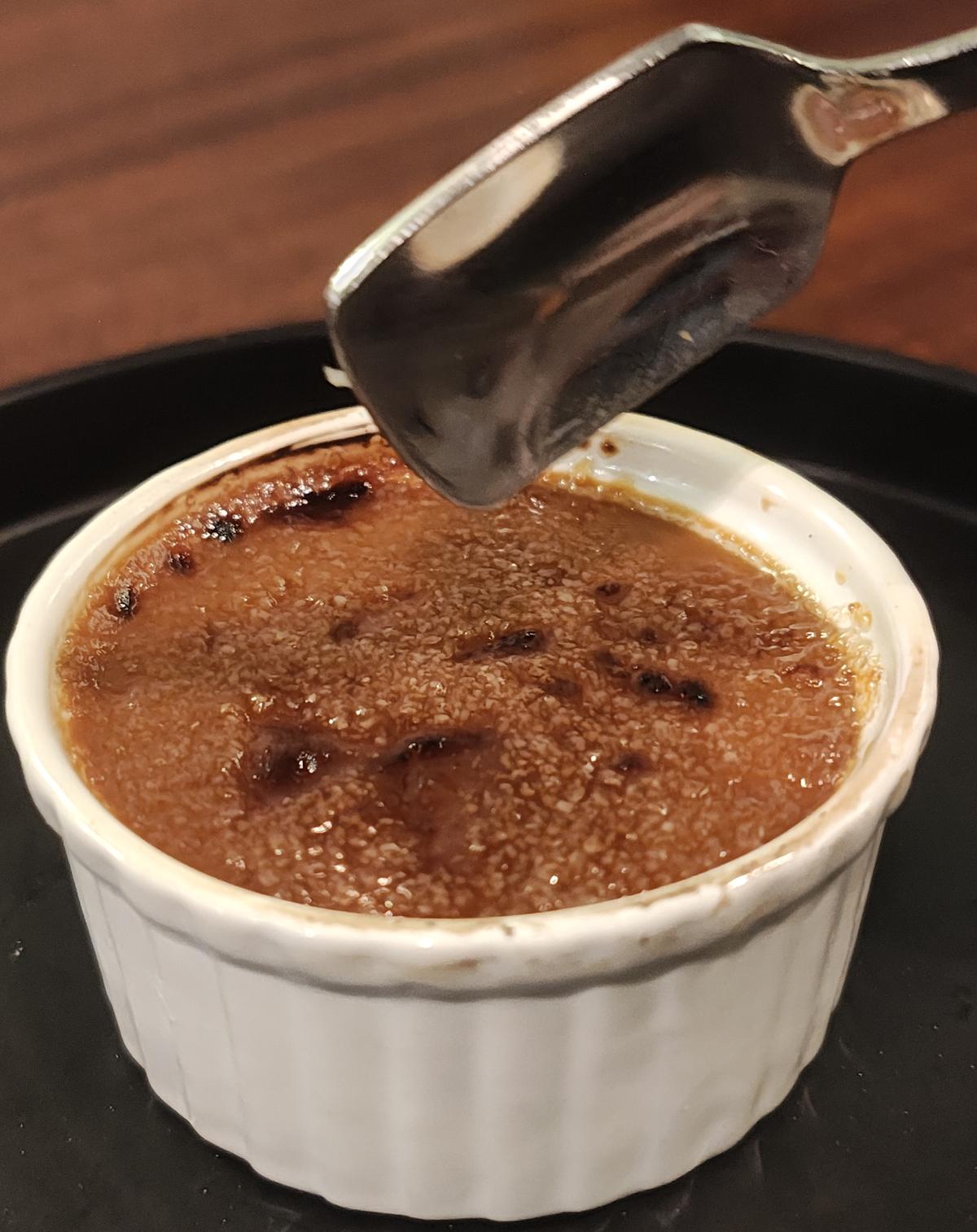 Creme Brulee from Pizzeria Toto Creme Brulee from Pizzeria Toto