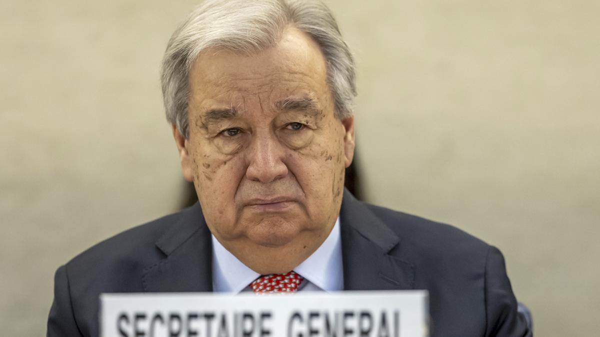 U.N. chief Guterres says human rights suffocated by autocrats, warmongers