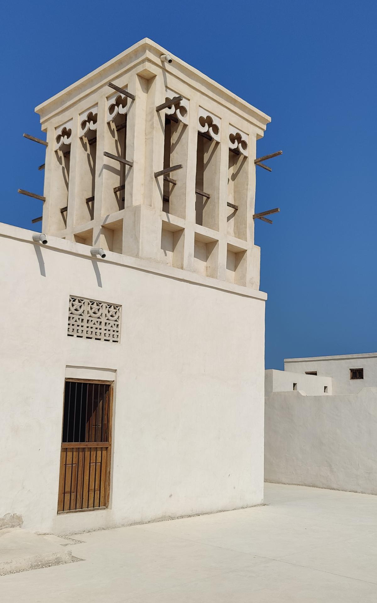 A closer look at one of the constructions with in-built wind channels