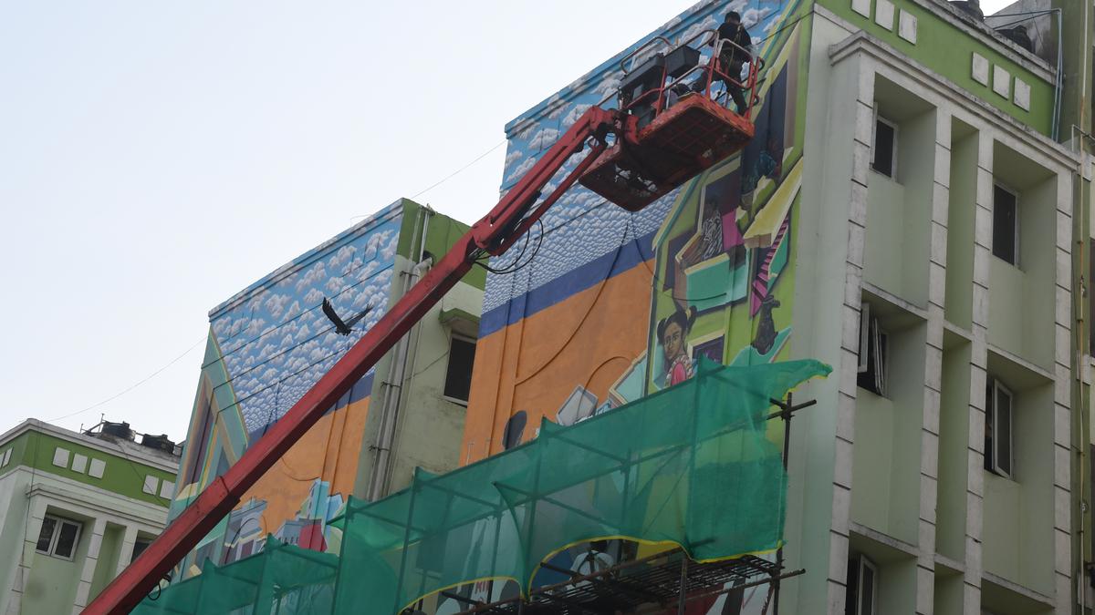 Nochikuppam tenements get an artistic makeover