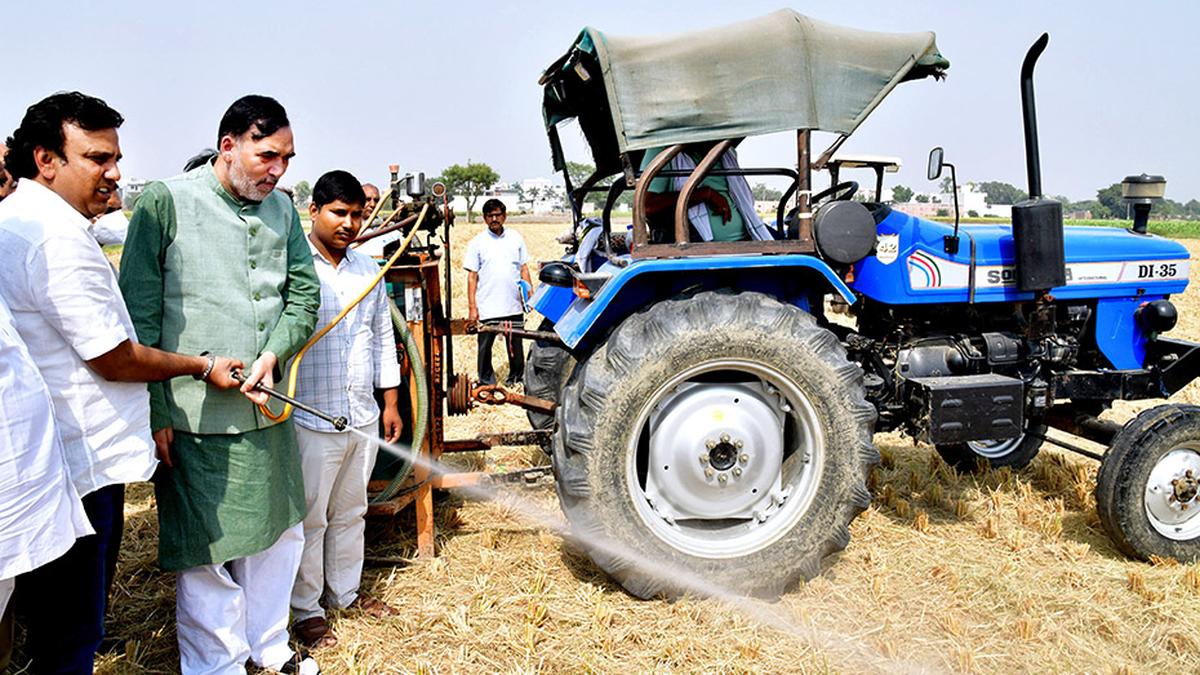 Bio-decomposer to be sprayed over farms to prevent bad air