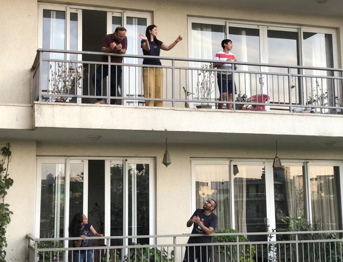 Beating the blues Apartment dwellers in Gurugram get together in the evening to play tambola, antakshari and listen to songs. Beating the blues Apartment dwellers in Gurugram get together in the evening to play tambola, antakshari and listen to songs.