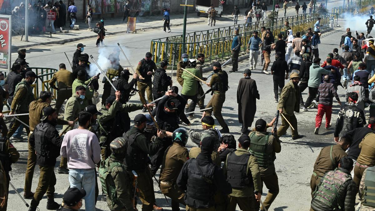 Protests over Khamenei’s death continue for second day in Kashmir amid security restrictions