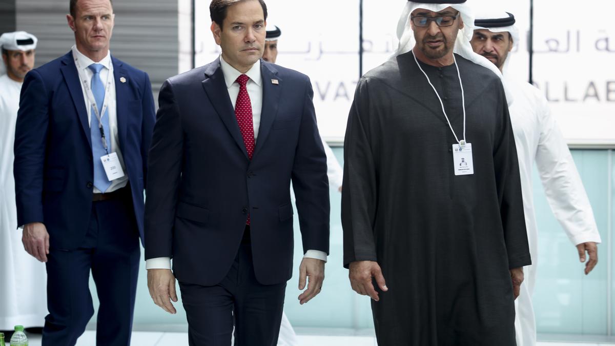 Abu Dhabi rejects displacement of Palestinians: UAE President tells Rubio