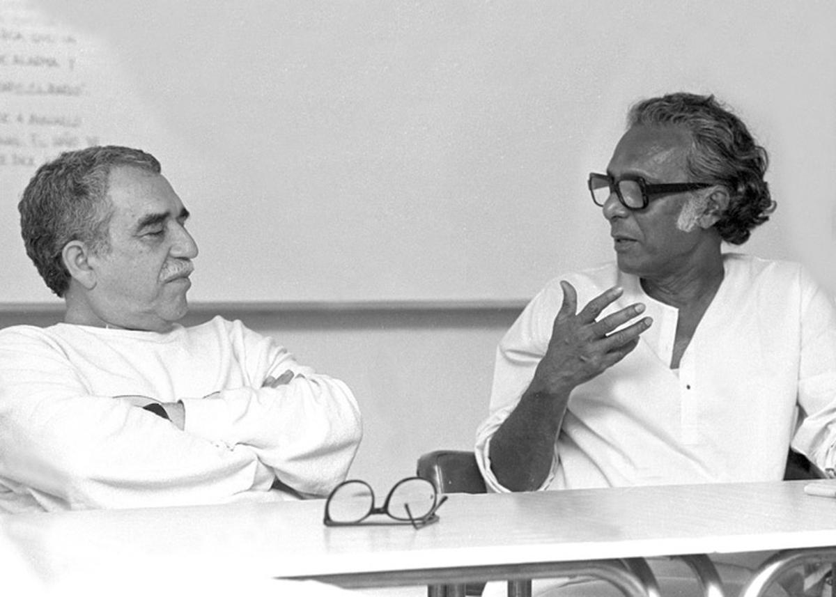 Gabriel Garcia Marquez (left) and Mrinal Sen.