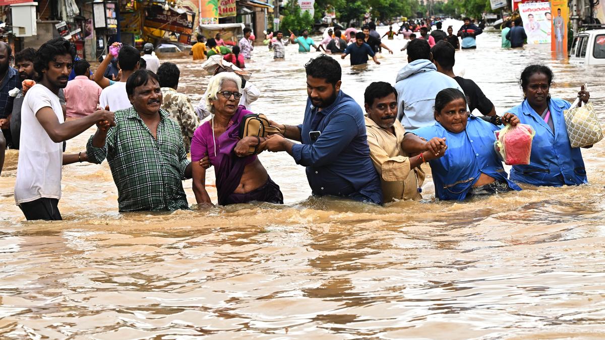 No food or water since morning, say residents of submerged colonies in Vijayawada