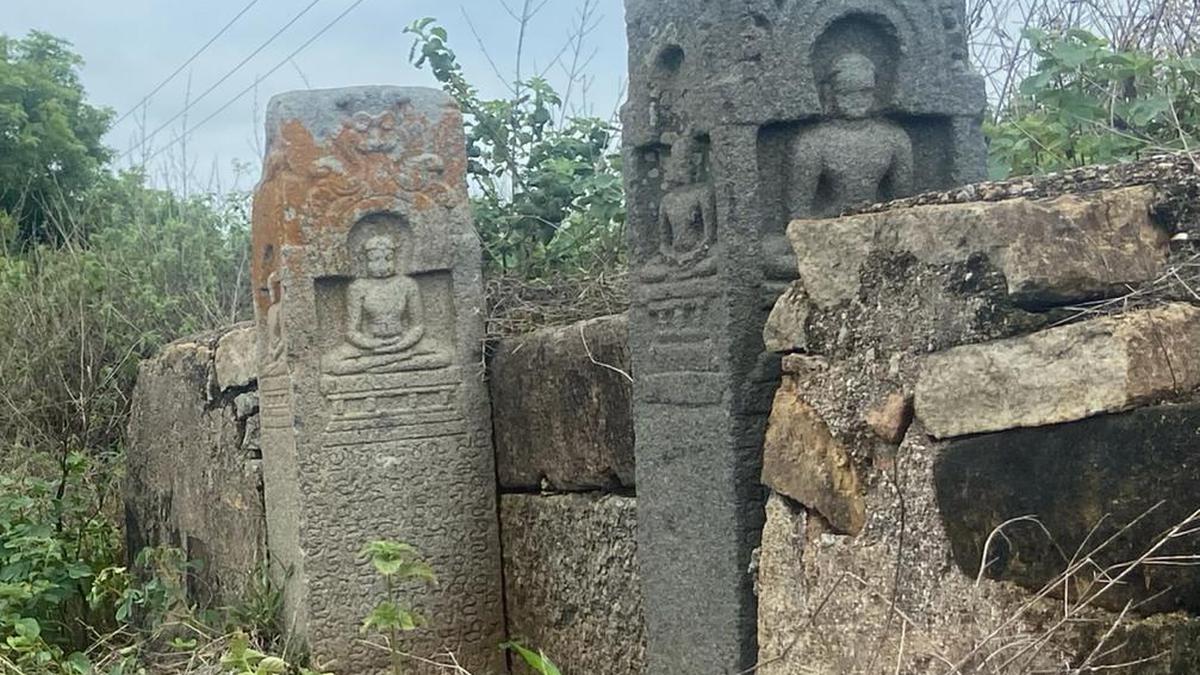 ‘1,000-year-old’ Jaina sculptures found fitted to sluice near Hyderabad