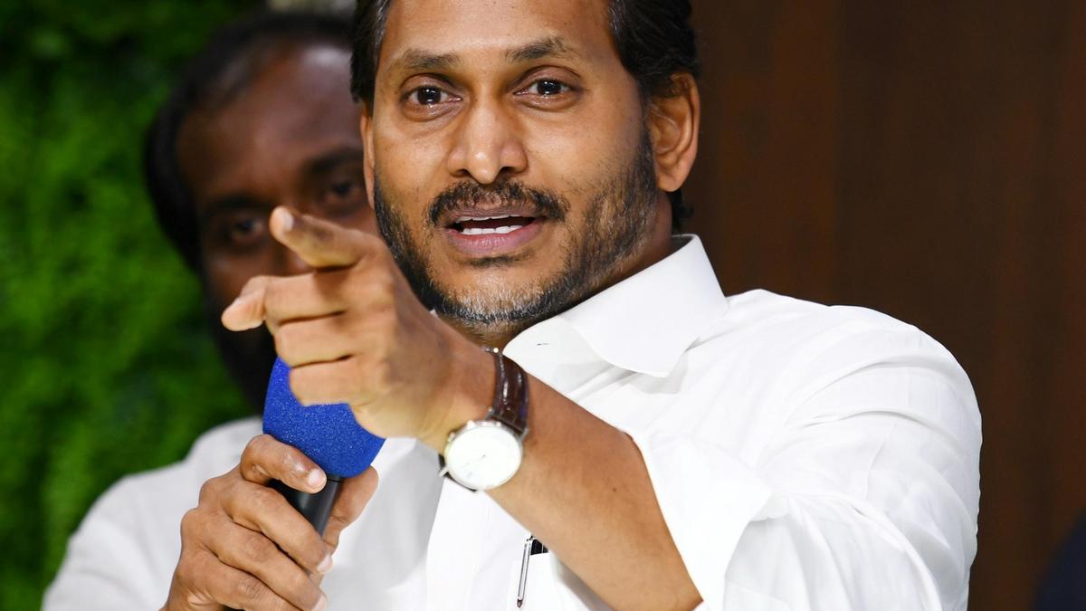 Jagan slams NDA government over slow revenue growth in Andhra Pradesh
