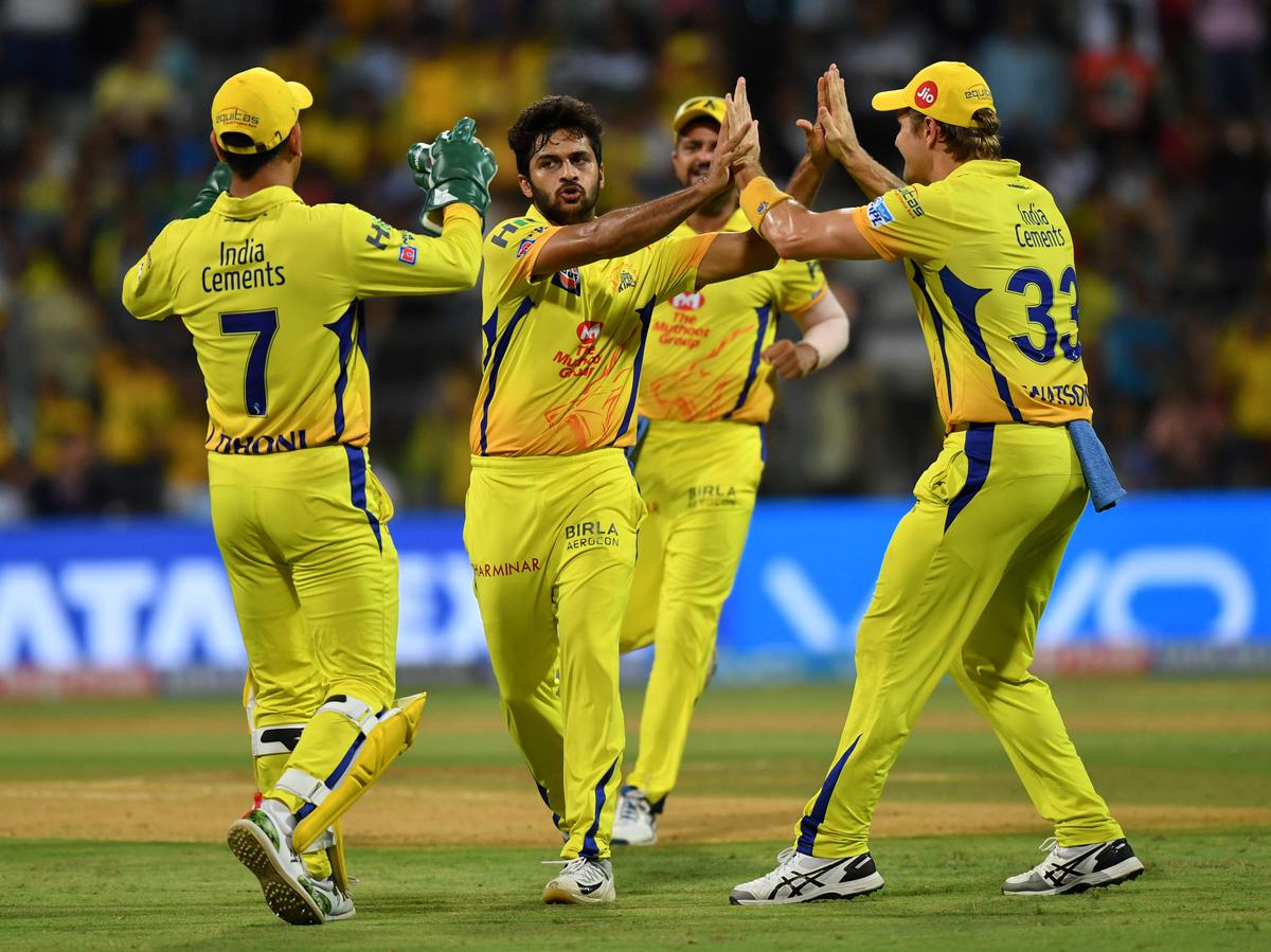Back in yellow: Shardul feels ‘extremely fortunate’ that CSK went for him ‘yet again’ at the auction. He says it’s a team that’s ‘extremely dear to my heart’. | Photo credit: Vivek Bendre