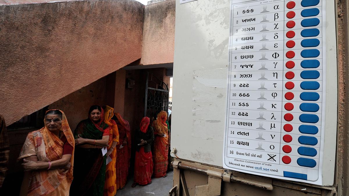 In pictures | Gujarat Assembly elections Phase 1 voting remains largely peaceful