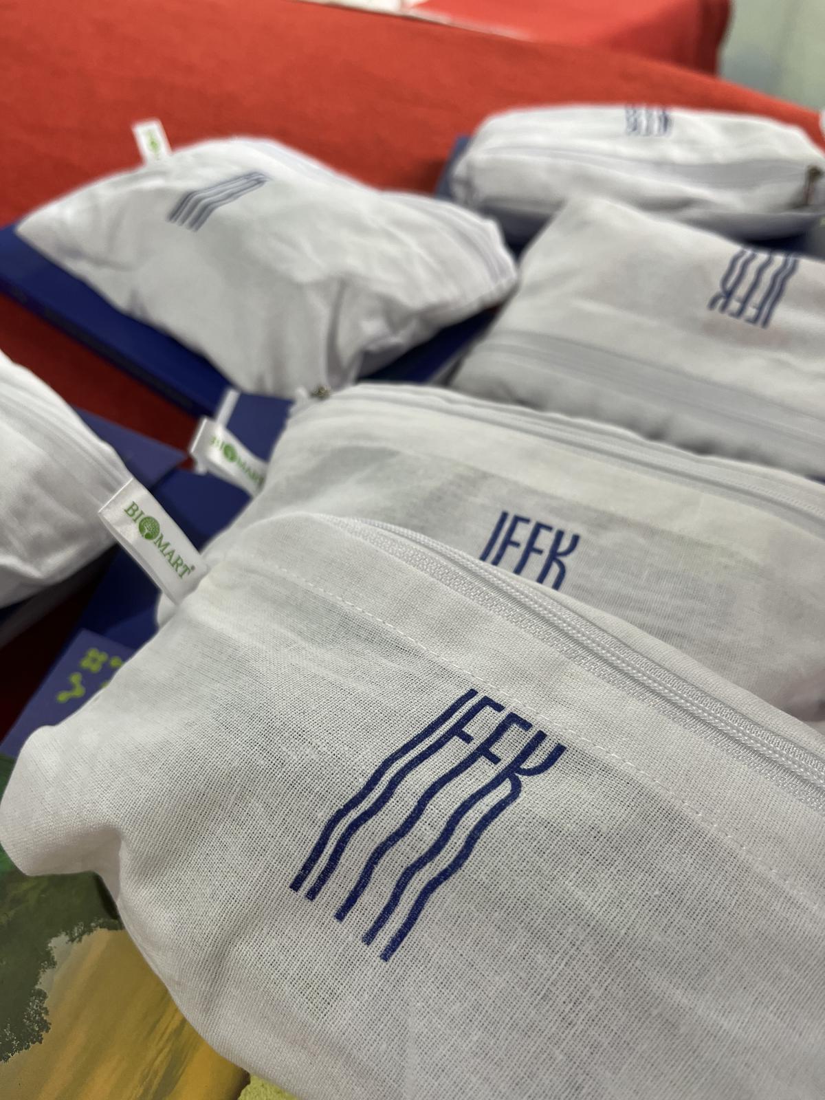 Delegate kit of IFFK 2022 comes in a switcher bag from Kochi-based Biomart