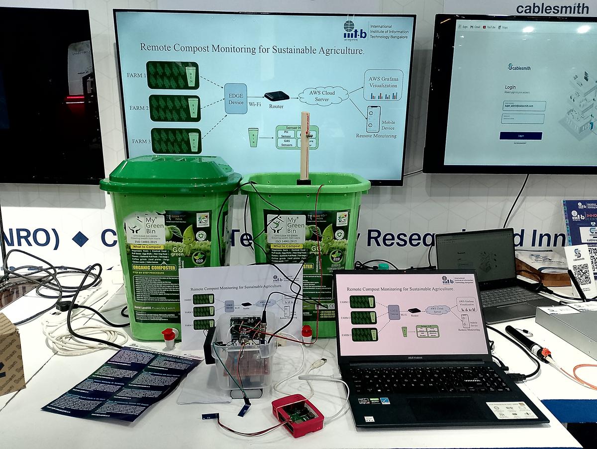 Remote Compost Monitoring for sustainable agriculture.