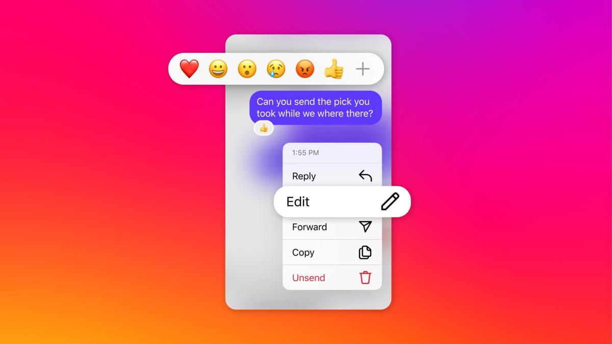 How to use Instagram’s new editing feature for DMs