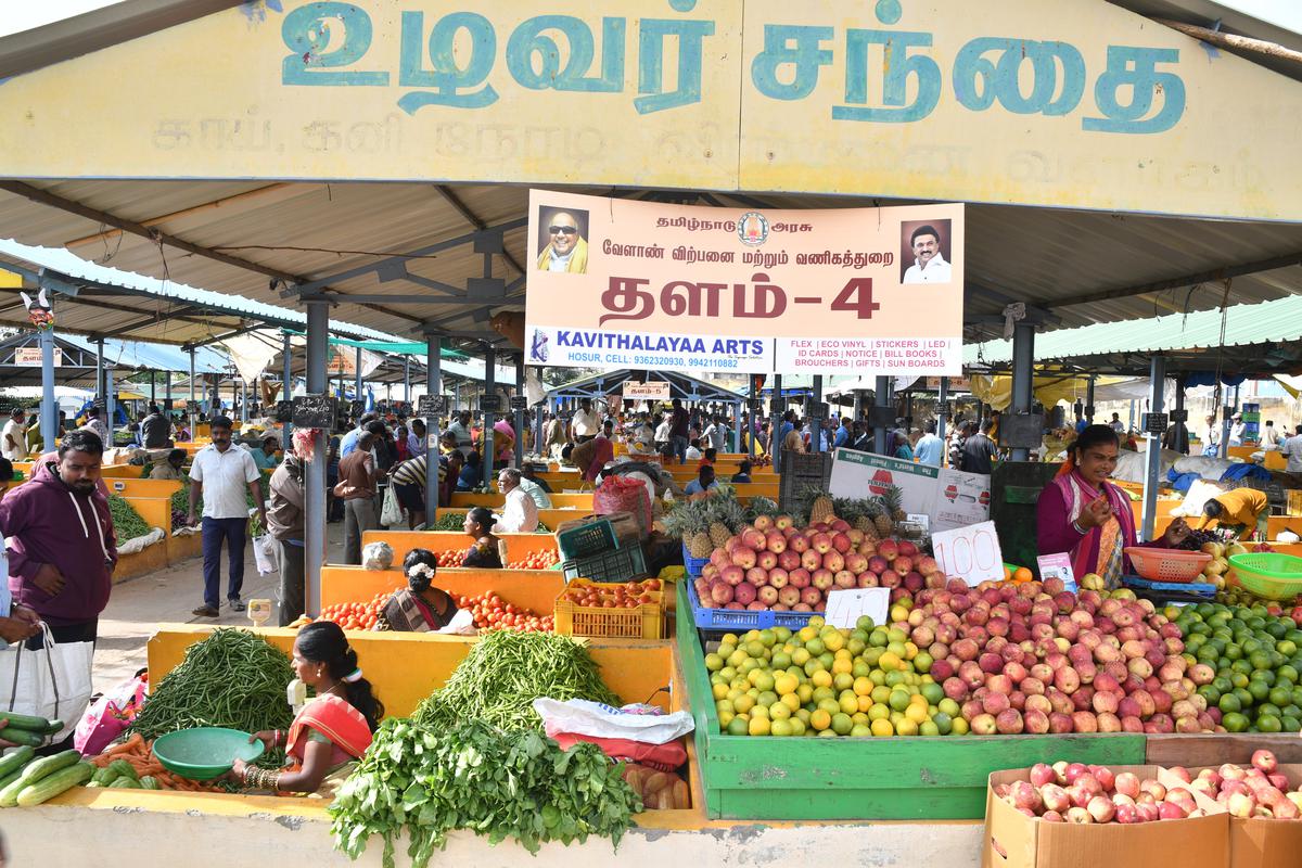 Uzhavar Sandhais, the market for farmers 