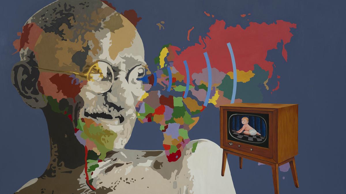 Give Peace a Chance, Adarsh Baji’s art showcase at Kalakriti, Hyderabad, heralds the power of Mahatma Gandhi as a global icon Give Peace a Chance, Adarsh Baji’s art showcase at Kalakriti, Hyderabad, heralds the power of Mahatma Gandhi as a global icon