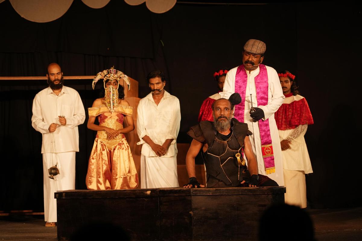 A still from Nanmayil John Quixote A still from Nanmayil John Quixote