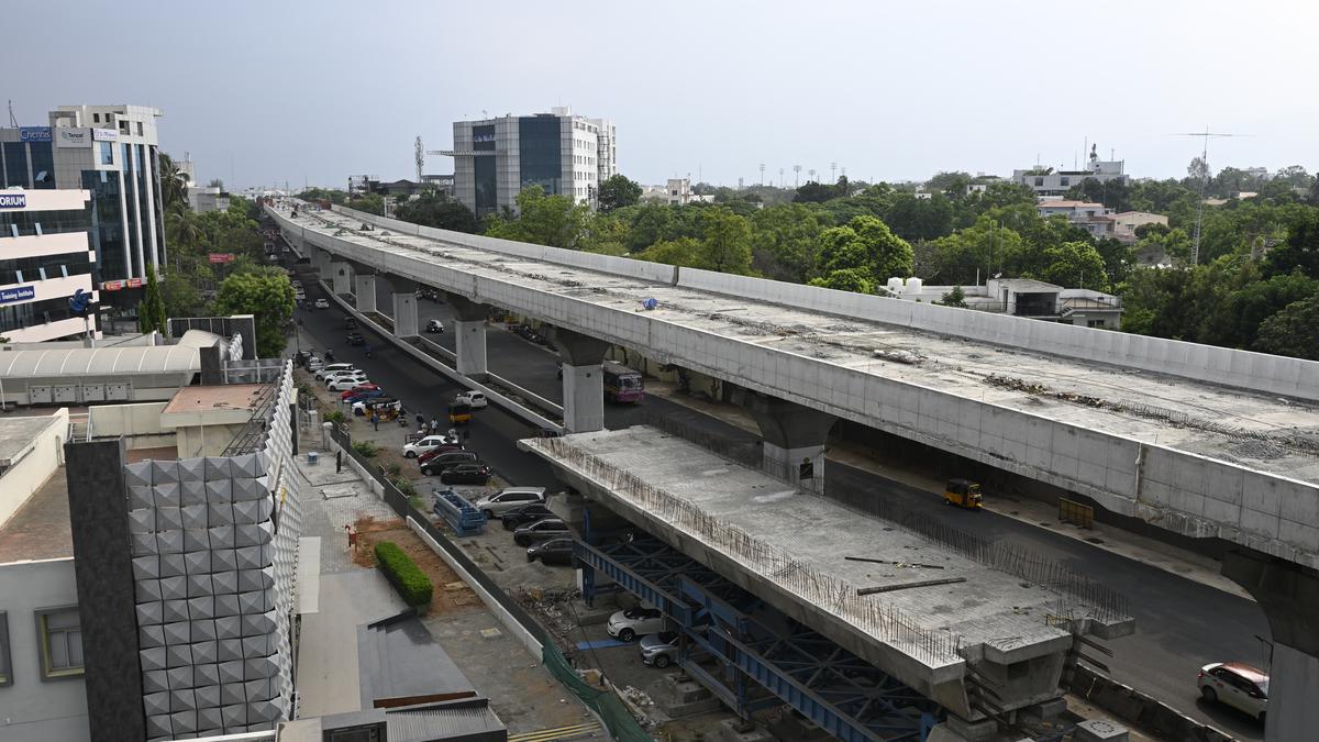 Highways Dept. completes 70% of Avinashi Road flyover work in Coimbatore