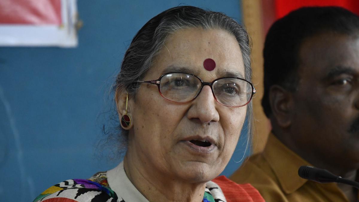 Narendra Modi ignoring the poor, helping Adani and Ambani, alleges AITUC national general secretary Amarjeet Kaur in Kerala