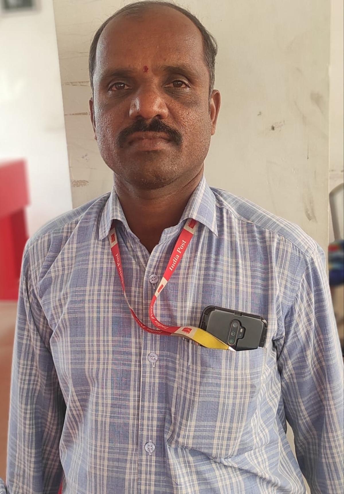 Narsimhulu, Public Relations Inspector at Kukatpally post office.