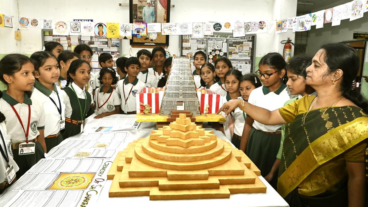 Expo explains mathematical connection of ‘Sri Chakra’  