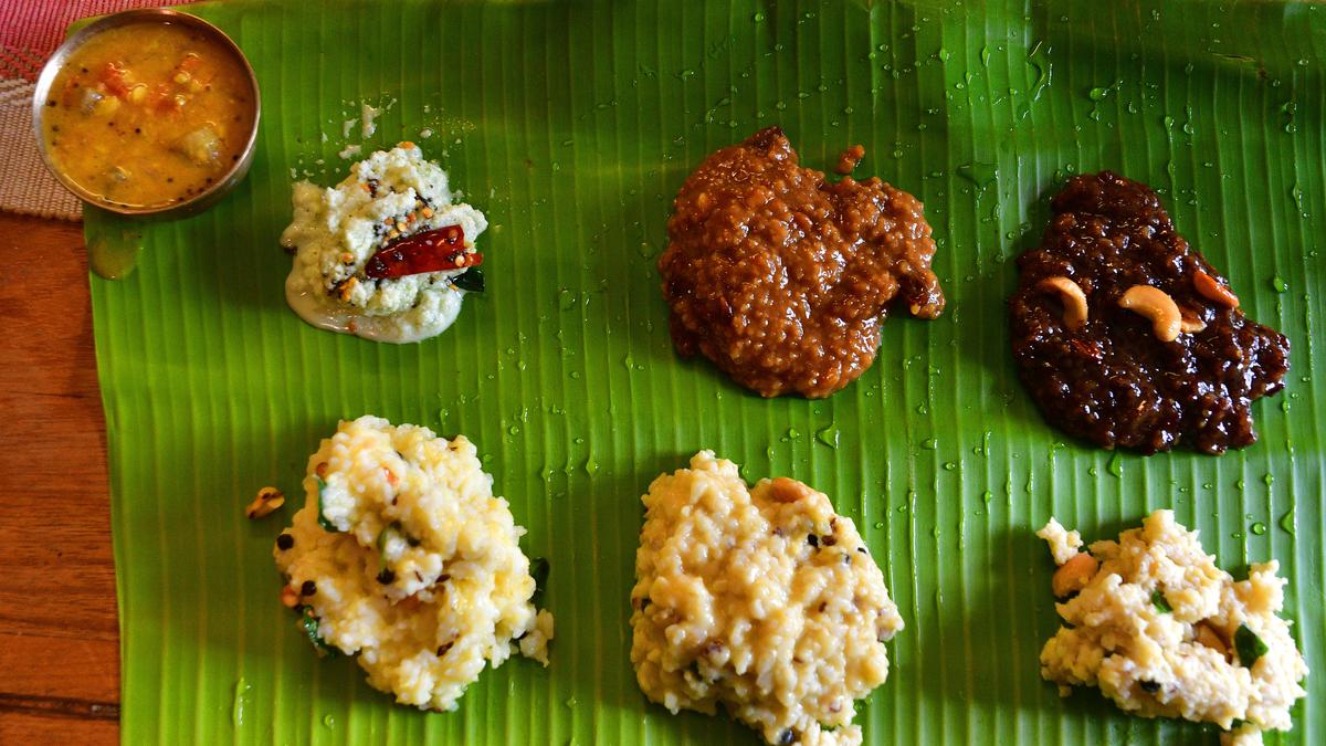 Pongal with millets and conventional rice varieties