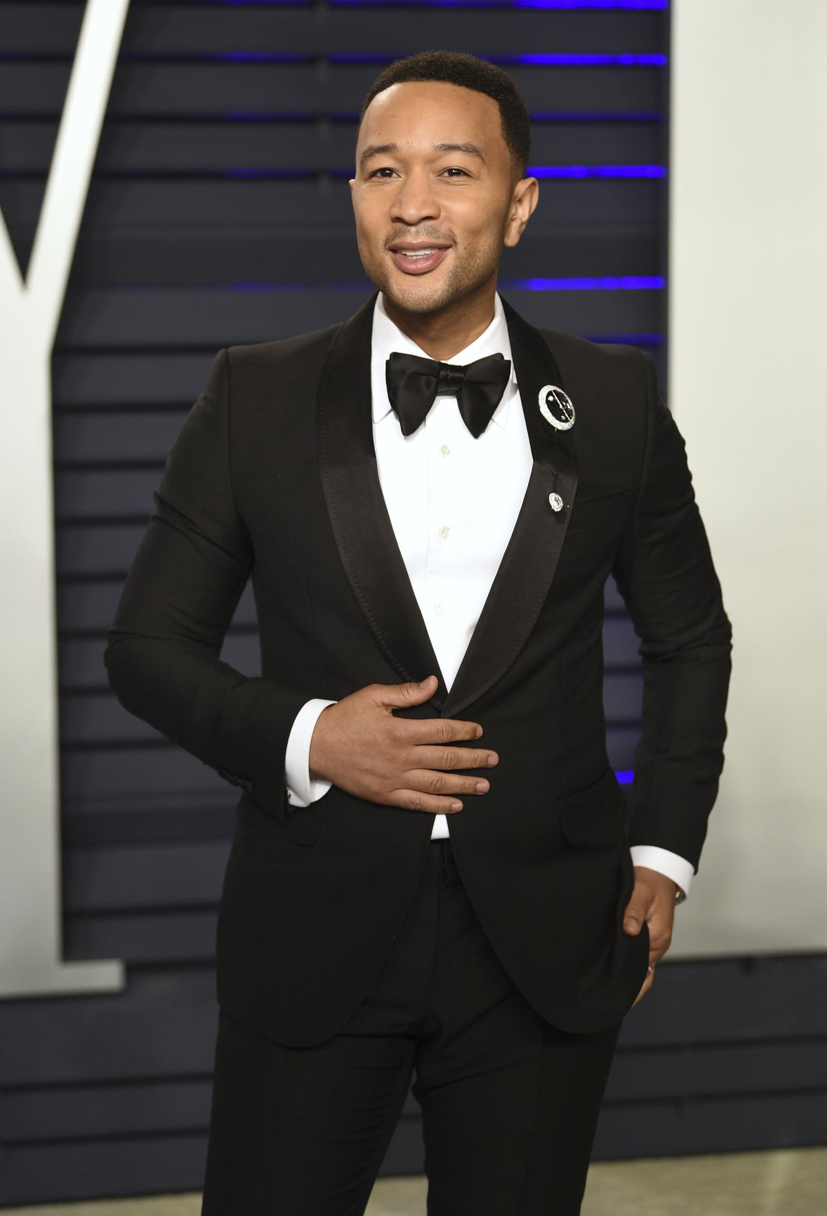 John Legend at the Vanity Fair Oscar Party in Beverly Hills