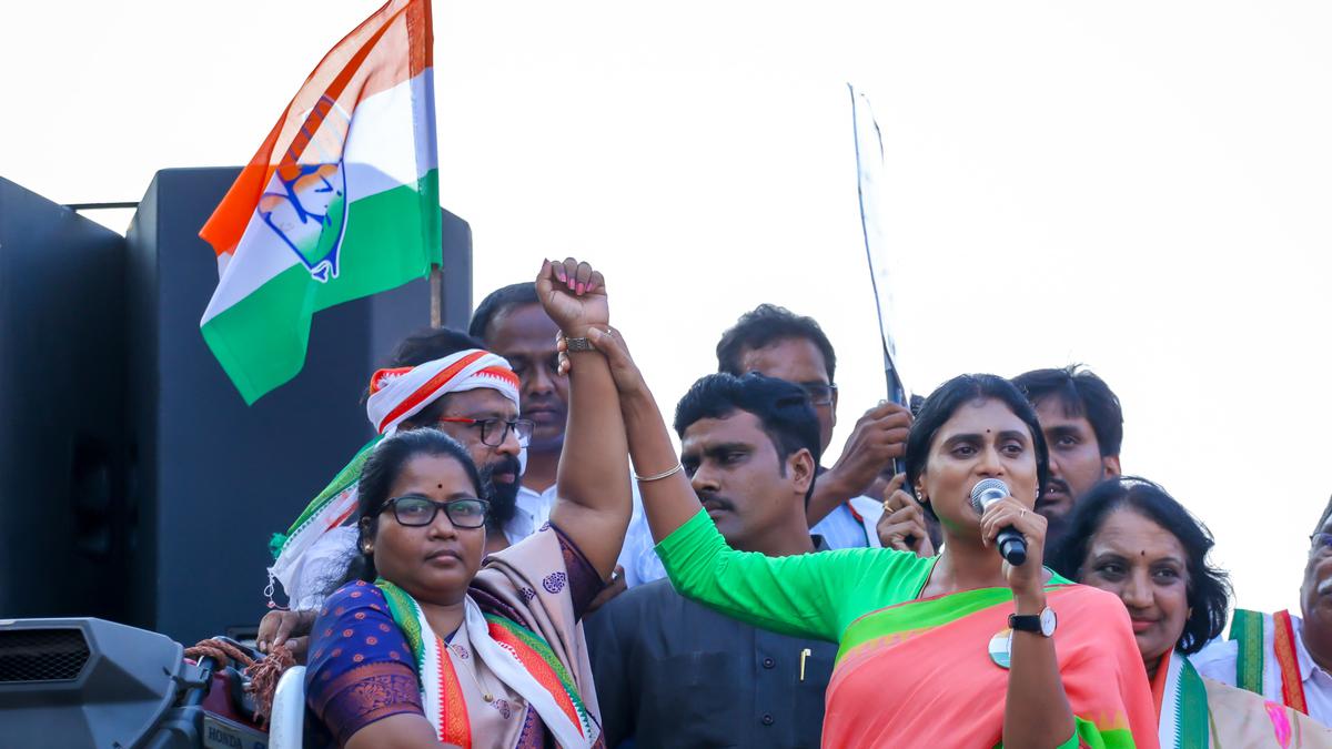 BJP stands for ‘Babu, Jagan and Pawan’ in Andhra Pradesh, says Sharmila image