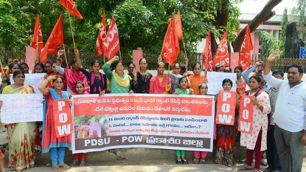Activists stage protest against remission of convicts in Bilkis Bano case