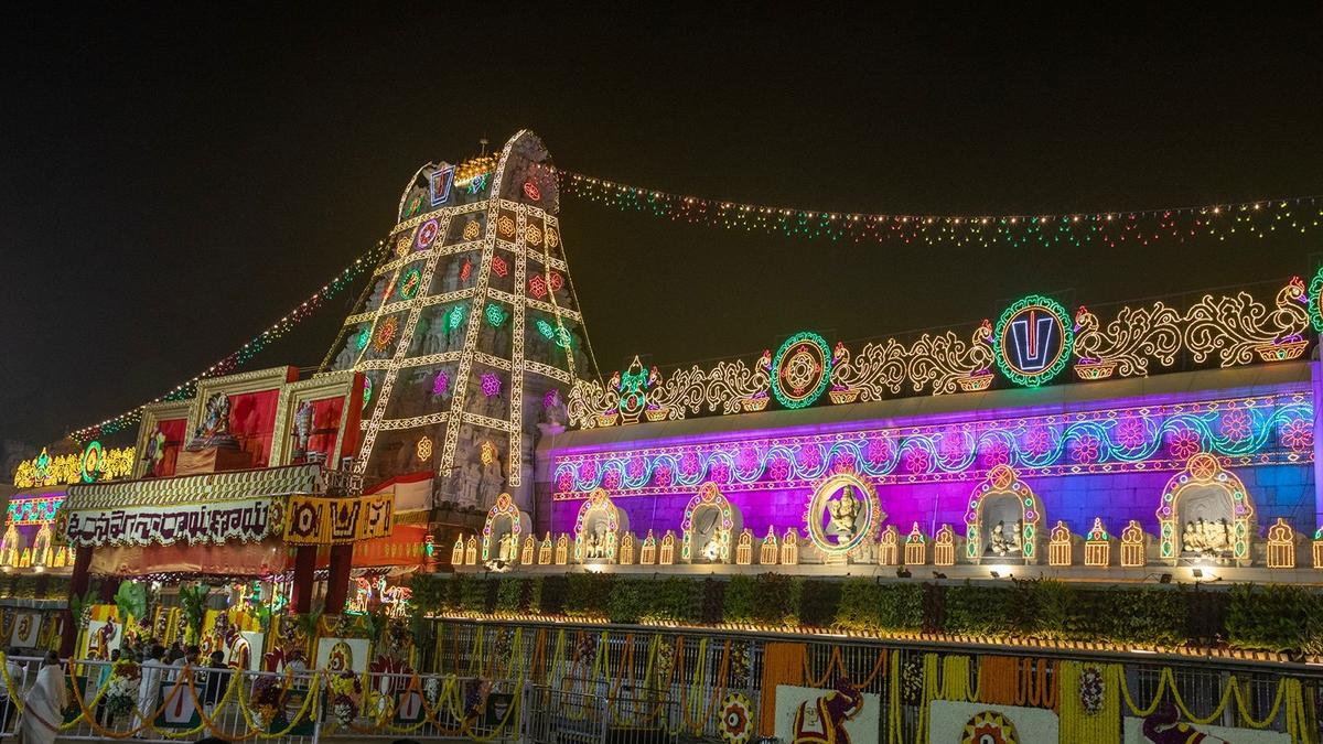 Tens of thousands of devotees throng Tirumala temple for Vaikunta Dwara Darshan