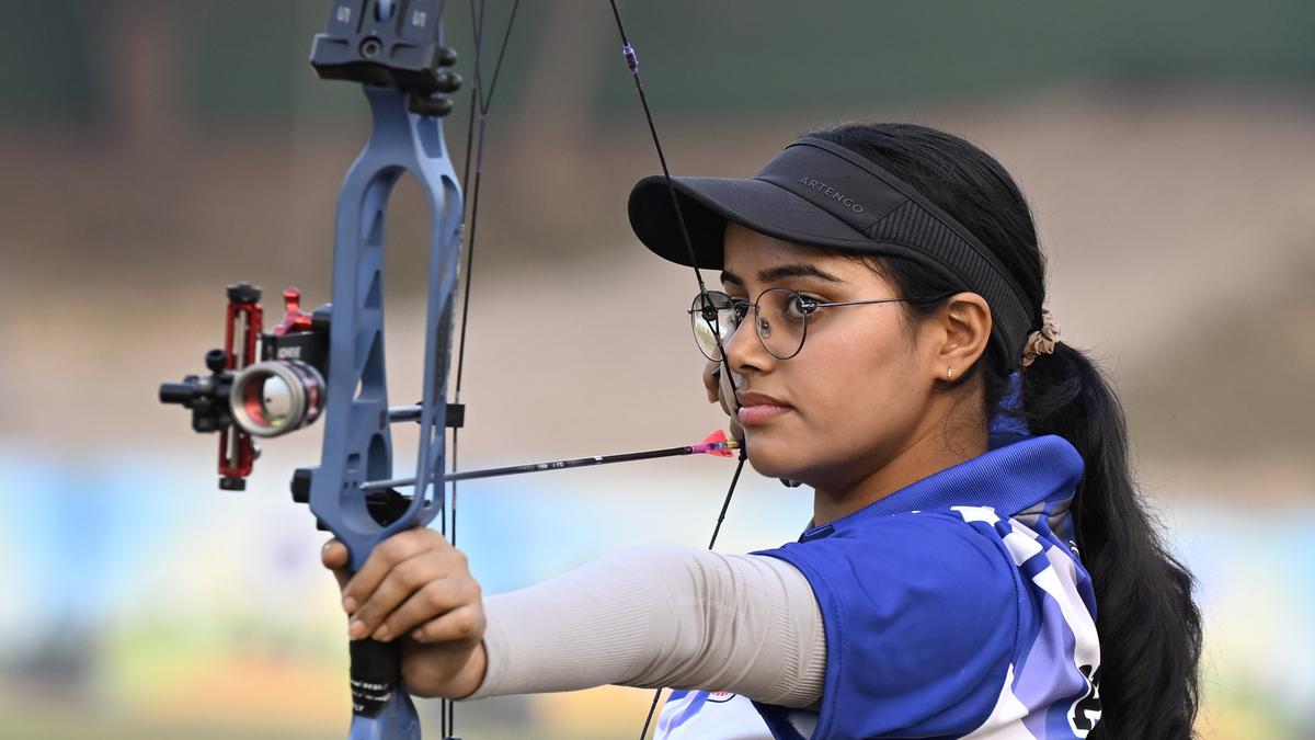 NATIONAL ARCHERY | Parneet Kaur lights up the day’s competition with three medals