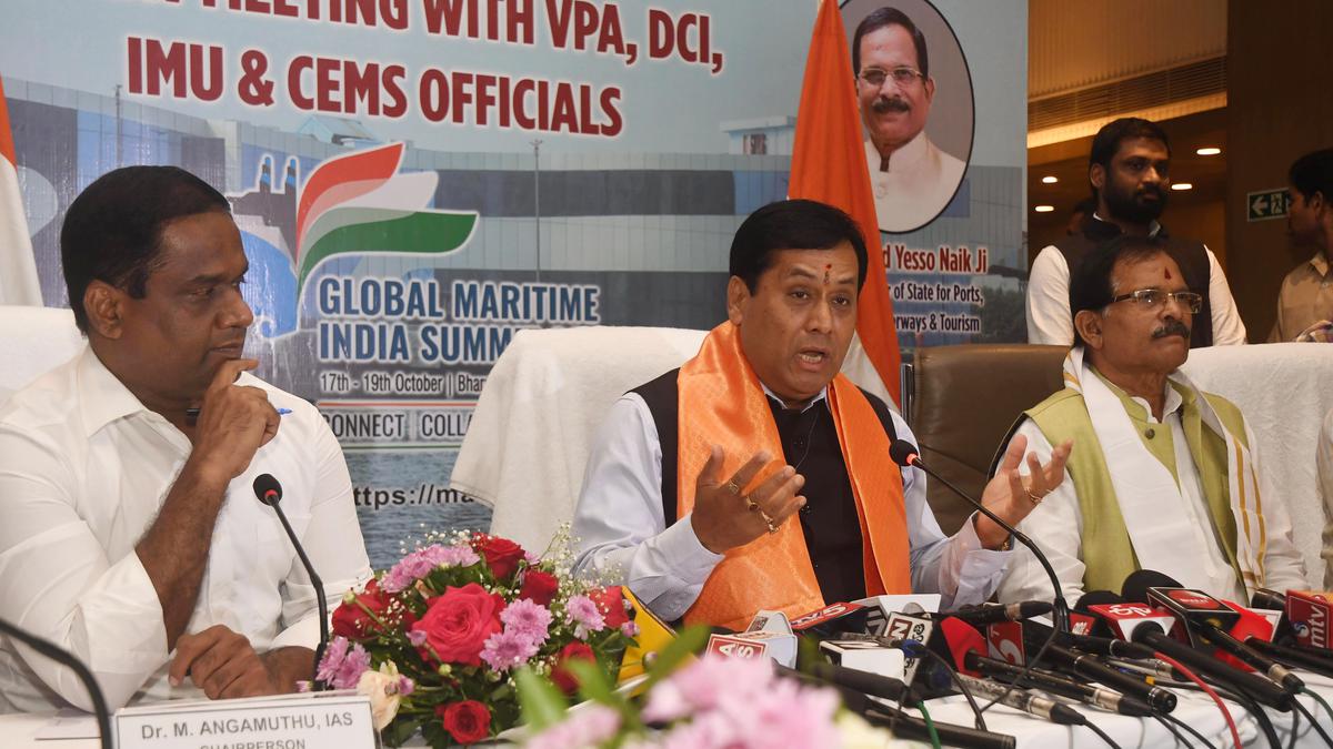 Centre has taken up maritime development projects worth ₹5.60 lakh crore, says Union Minister of Ports