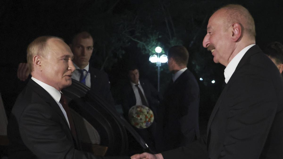 Putin arrives in Azerbaijan for state visit