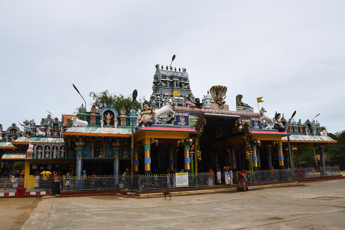 Nagabhooshani Amman temple, Nainativu, Northern Province, Sri Lanka. 
