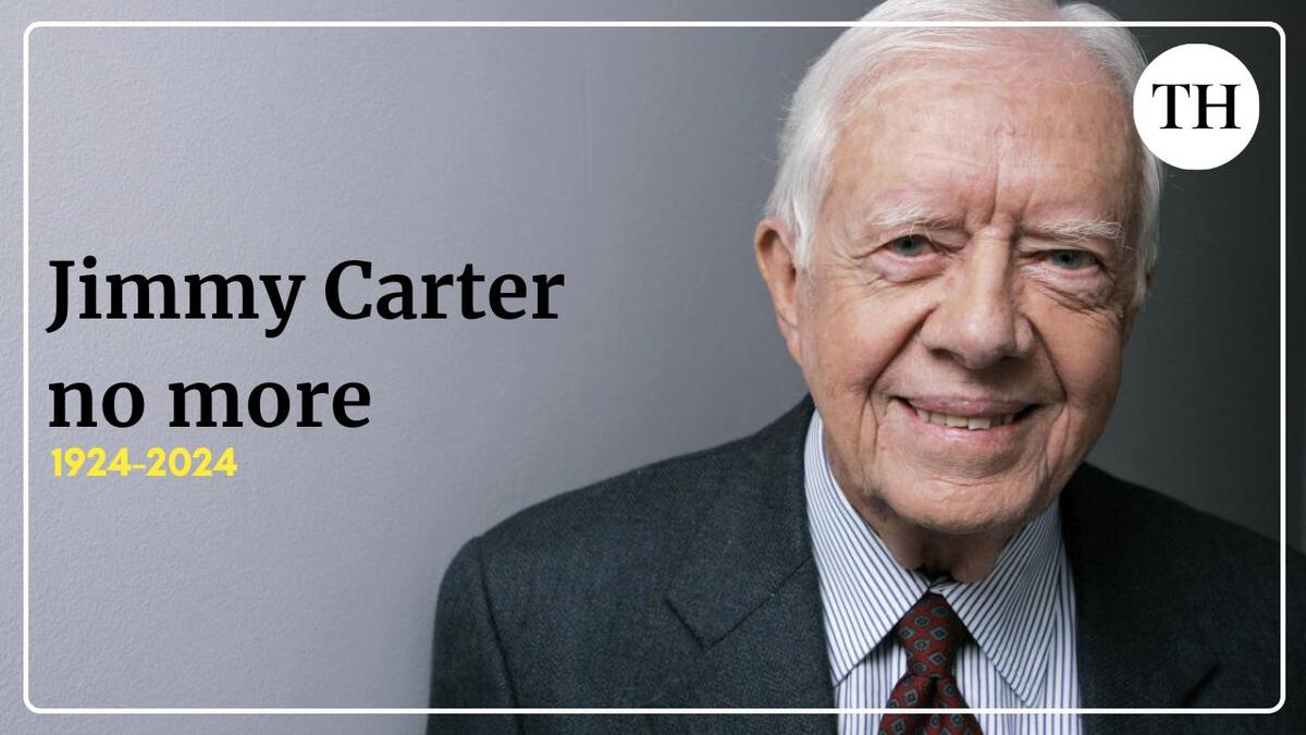 Jimmy Carter, 39th U.S. President, dies at 100