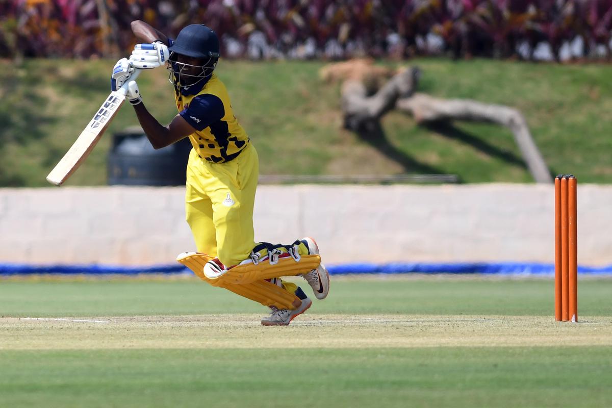 Sai Sudharsan once gain played a perfect foil to Jagadeesan with a well-made half-century for Tamil Nadu at the Alur ground in Bengaluru. 