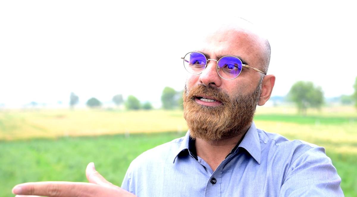 Vinay Mehla, Assistant scientist working at Chaudhary Charan Singh Haryana Agriculture University (CCSHAU) Hisar at Kirtan Village in Hisar District, Haryana.