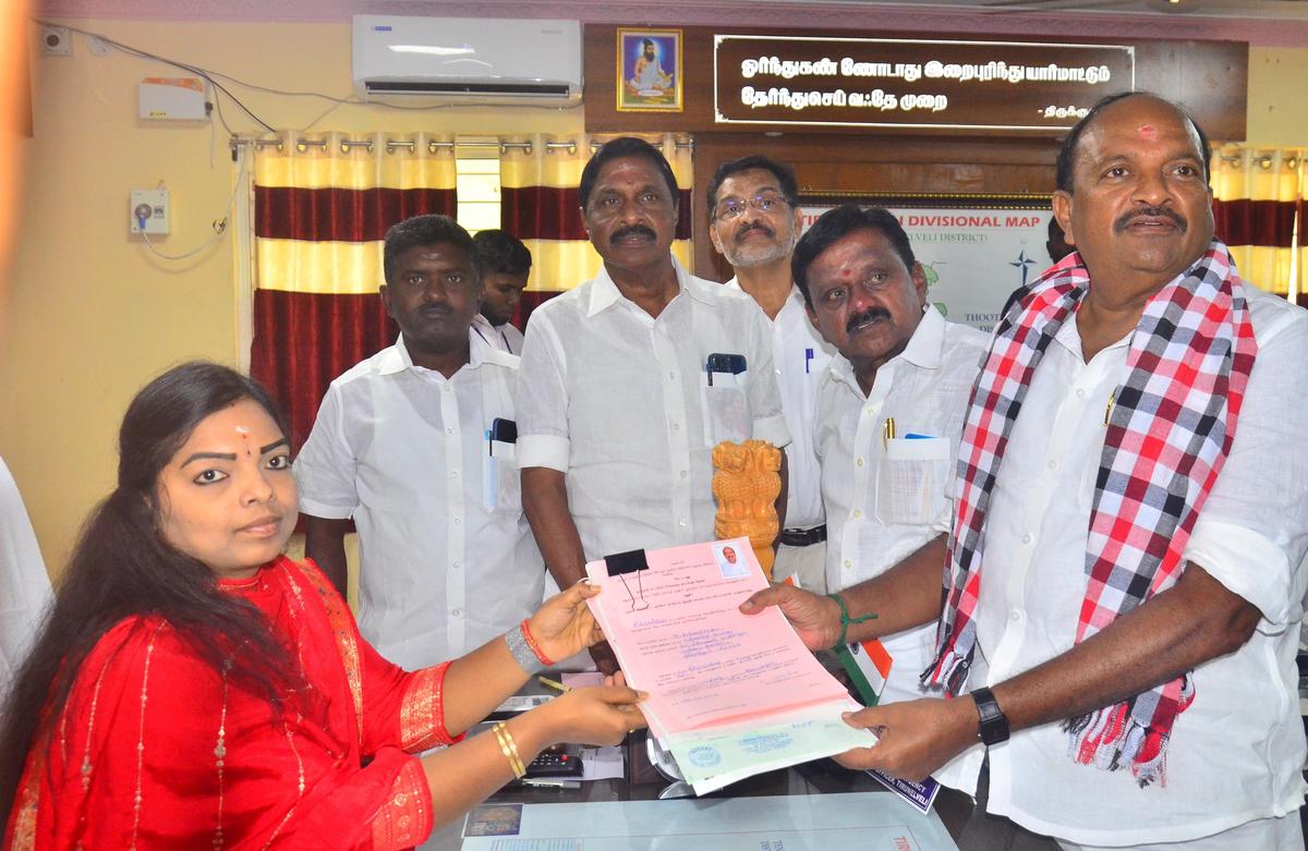 58 nominations filed for five Assembly segments in Tirunelveli