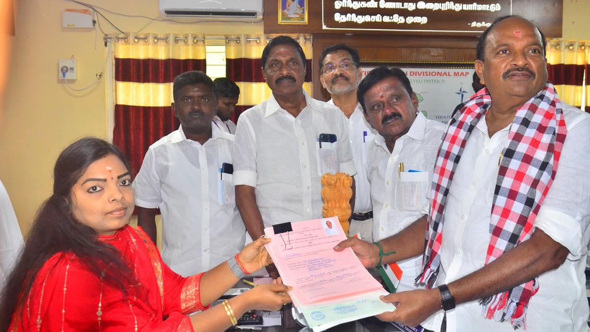 58 nominations filed for five Assembly segments in Tirunelveli